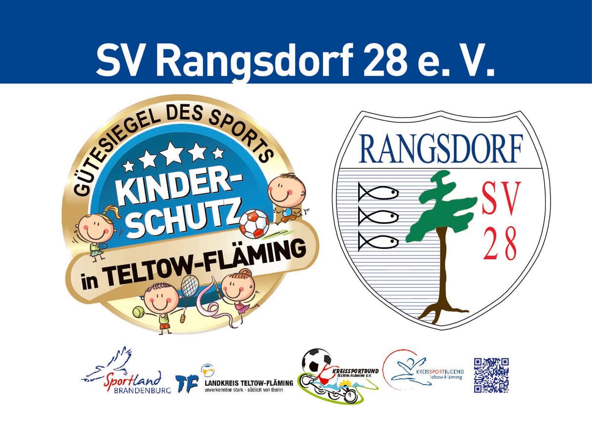 Gütesiegel Kinderschutz des Kreissportbundes Teltow-Fläming